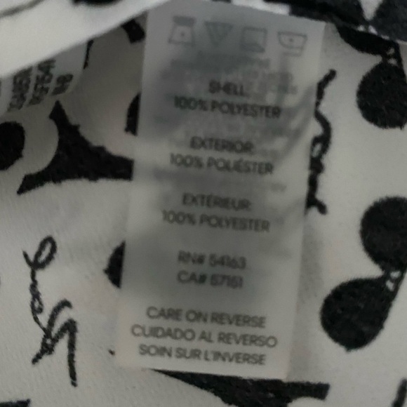 KARL LAGERFELD PARIS White/Black Eiffel Tower & Sunglasses Print  – Size XL - Picture 3 of 5